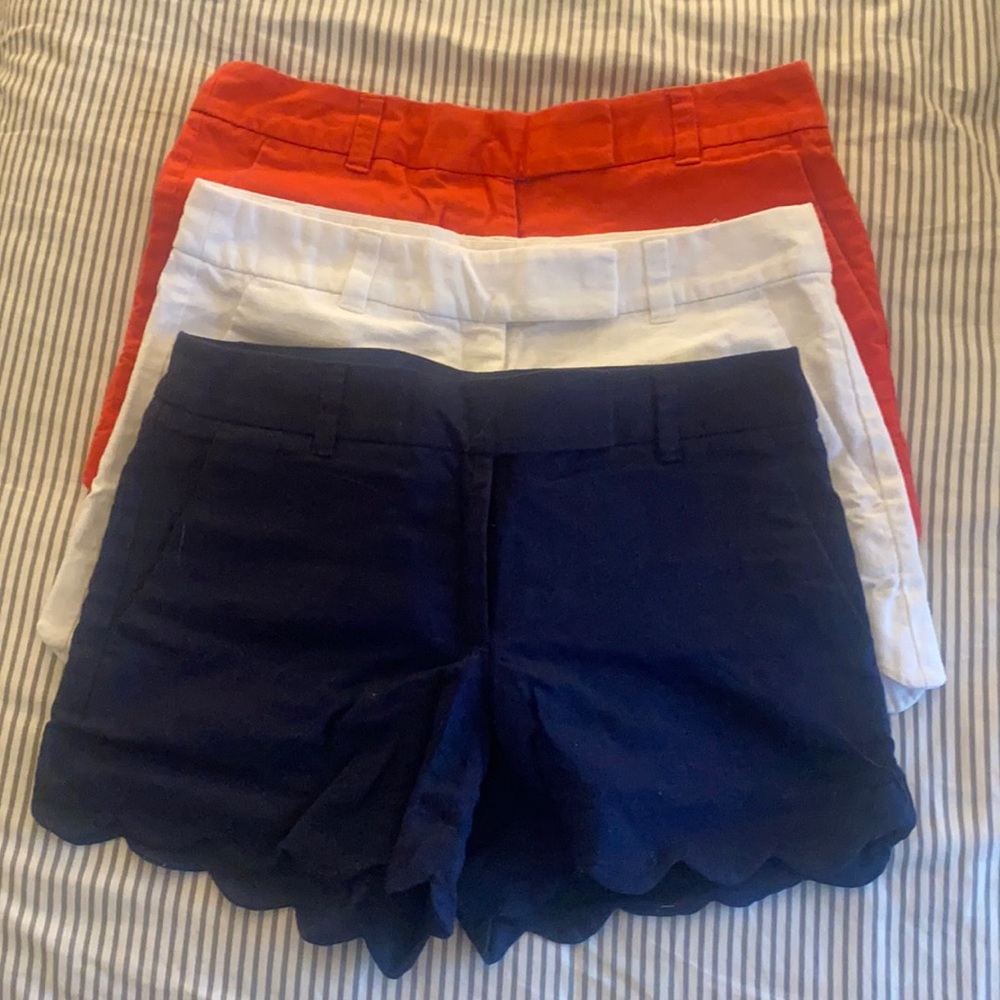 J. Crew Scallop Shorts Collection